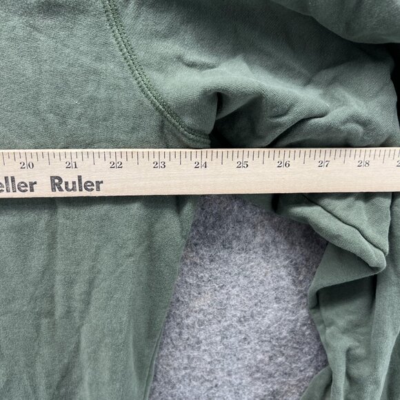 Miami Hurricanes Sweater Men Large Pullover Green 1/4 Zip Sweatshirt VTG 47’ - Picture 7 of 14